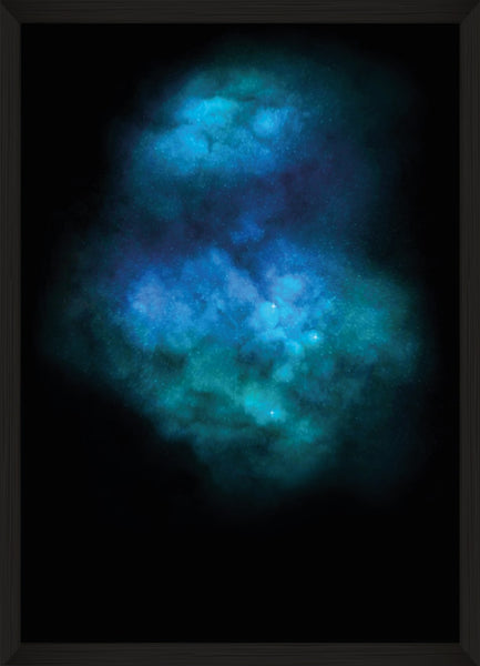 GALAXY EXPLOSION (DIAMOND DUST - TURQUOISE) Limited Edition By Lauren Baker