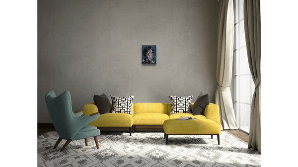 "Adeline" Original Oil On Wood By Jean-Luc Almond