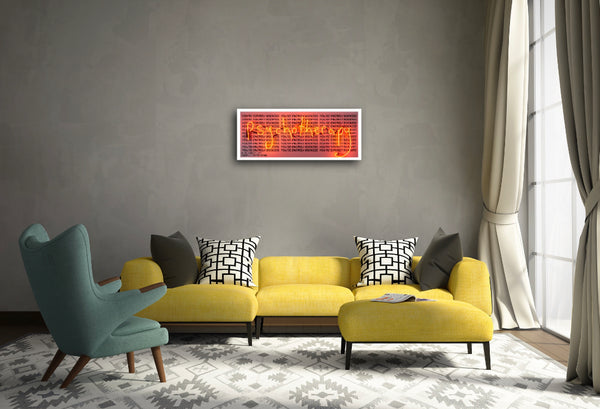 "The Neon Health Service Dept of Light Therapy II - red" Limited Edition By Rebecca Mason