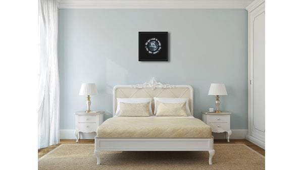 "IT'S TIME" (MINI) hand embellished print by Lauren Baker