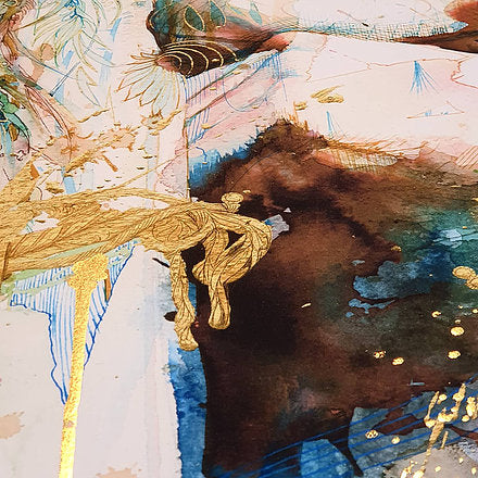 "The Present" Hand finished Limited Edition by Carne Griffiths