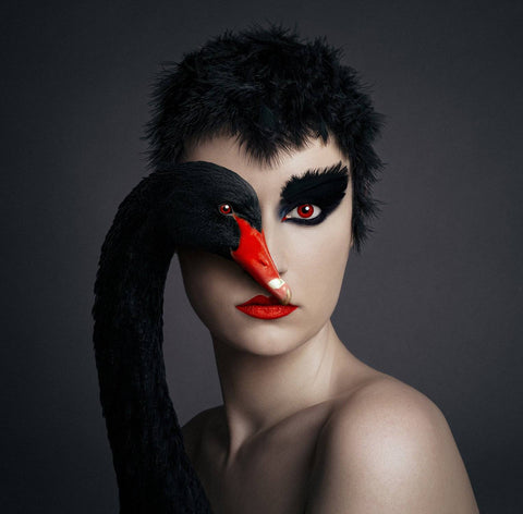 "Animeyed Black Swan" By Flora Borsi, mini edition
