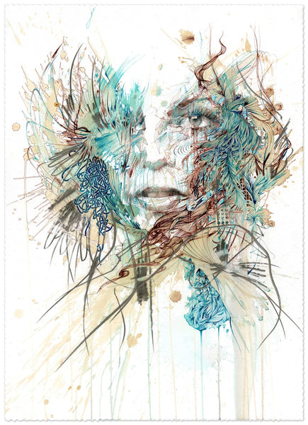 "Fly" Limited Edition By Carne Griffiths - Framed