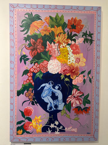 "Lovers In Blue" Original Painting By Emily Malone