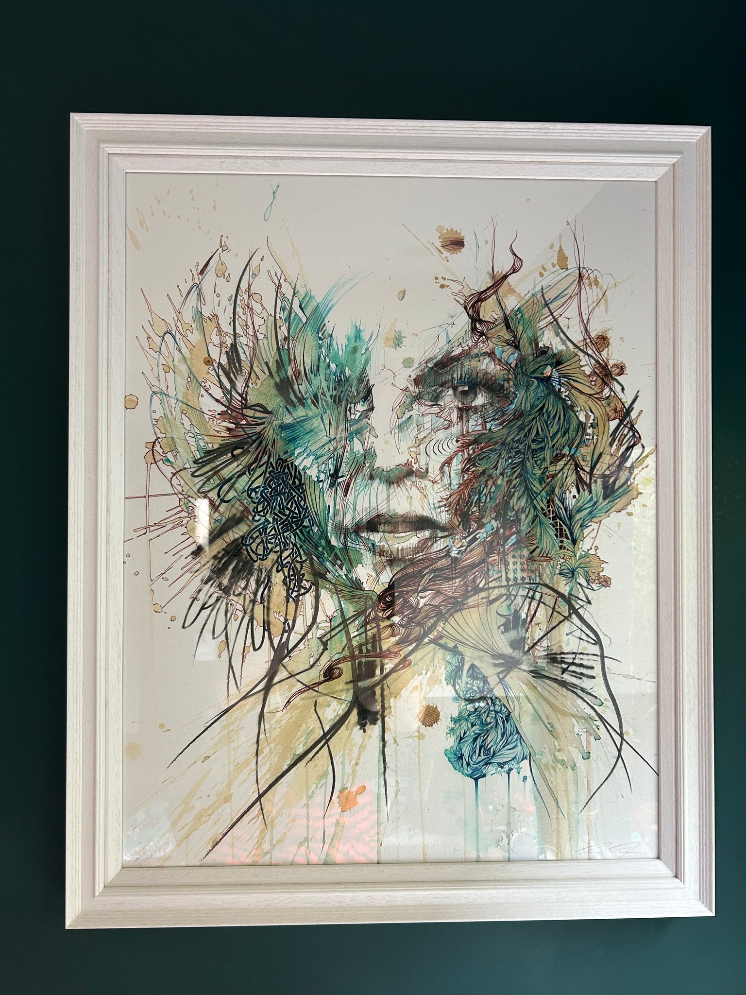 "Fly" Limited Edition By Carne Griffiths - Framed