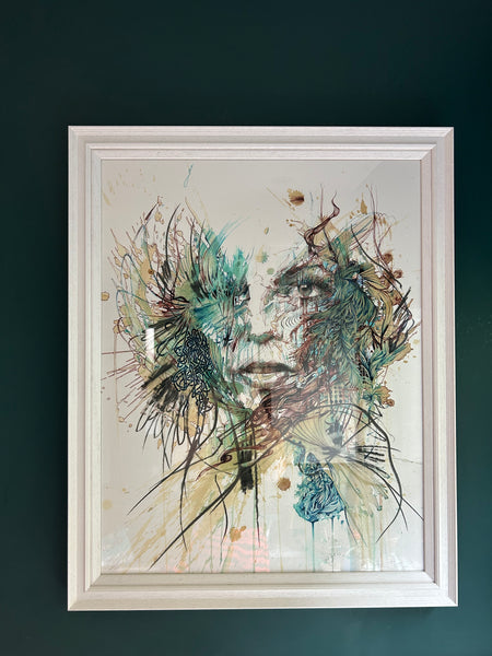 "Fly" Limited Edition By Carne Griffiths - Framed