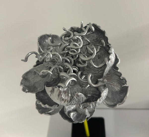 "Silver Flower" Original Sculpture By Emma Black