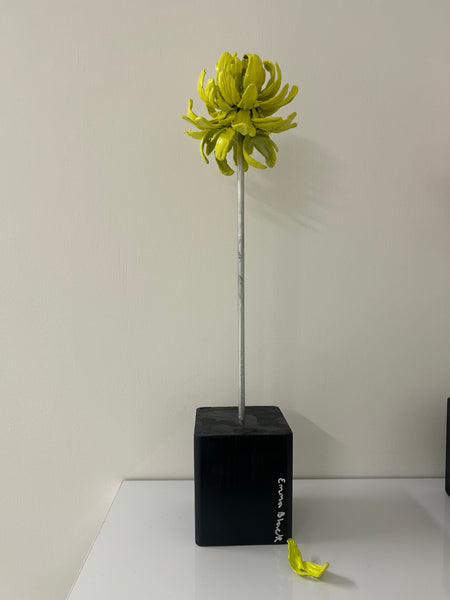 "Yellow Flower" Original Sculpture By Emma Black