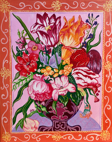 "Love Letter To Amsterdam" Original Painting By Emily Malone