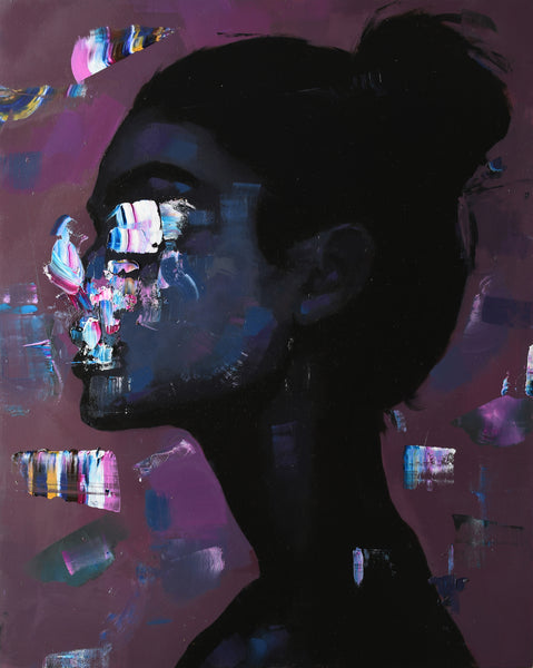 "Nia" Original Painting By Jean-Luc Almond