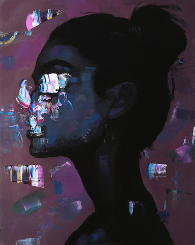 "Nia" Original Painting By Jean-Luc Almond