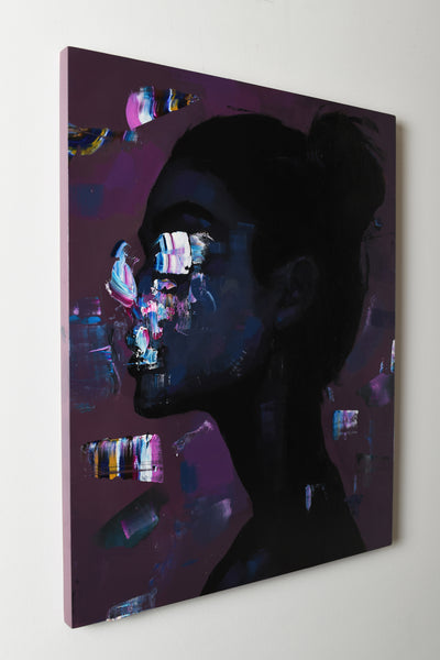"Nia" Original Painting By Jean-Luc Almond