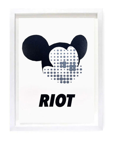 "POV - Mickey Riot A4" Screen Print By Heath Kane