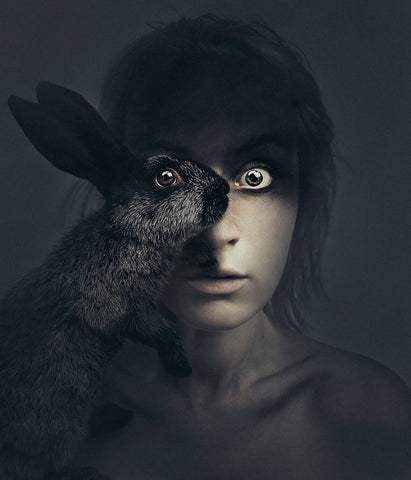 "Animeyed, Rabbit" By Flora Borsi
