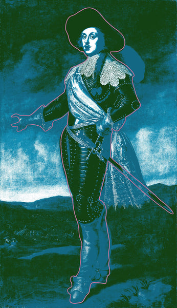 "THE OPULENT STRANGER" Original print by Magnus Gjoen