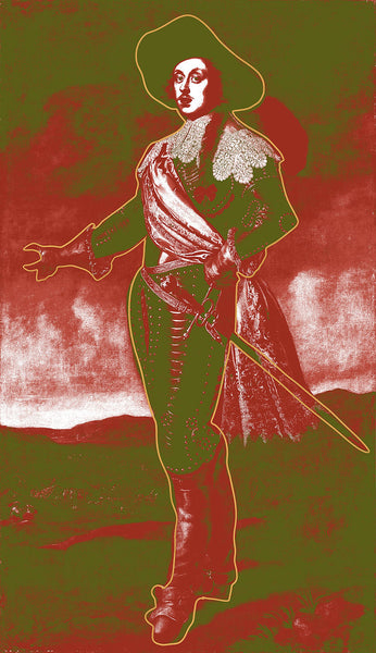 "THE OPULENT STRANGER" Original print by Magnus Gjoen