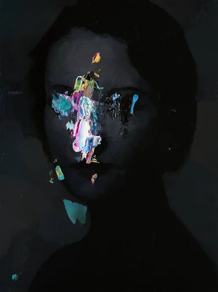 "Insomnia II " Original Painting By Jean-Luc Almond