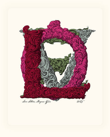 "Love Letters" Limited Edition By Magnus Gjoen