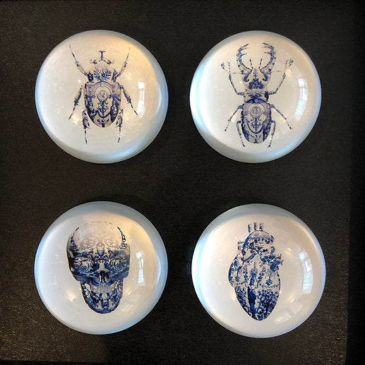 Skull Paper Weights By Magnus Gjeon