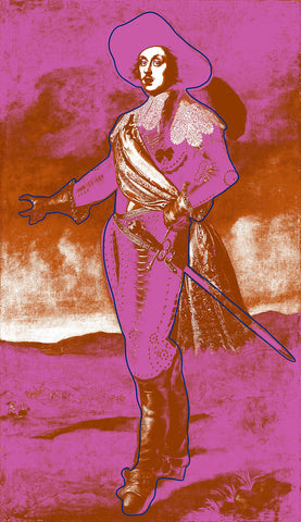 "THE OPULENT STRANGER" Original print by Magnus Gjoen