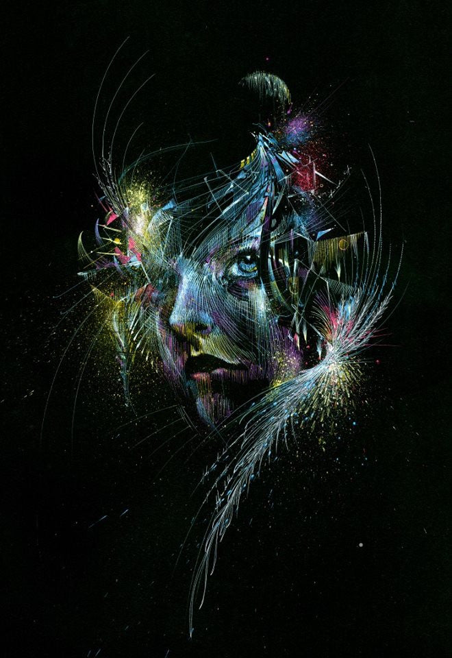 “FLY ME TO THE MOON” CARNE GRIFFITHS