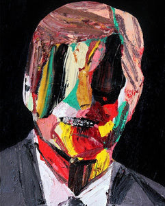 "Head 15 (2nd series)" Original Painting BY Carp Matthew