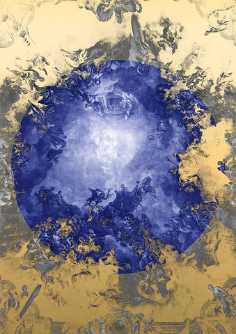 "I SAW THE SKY COME DOWN TO MEET YOU" (GOLD LEAF) Limited Edition By Magnus Gjoen