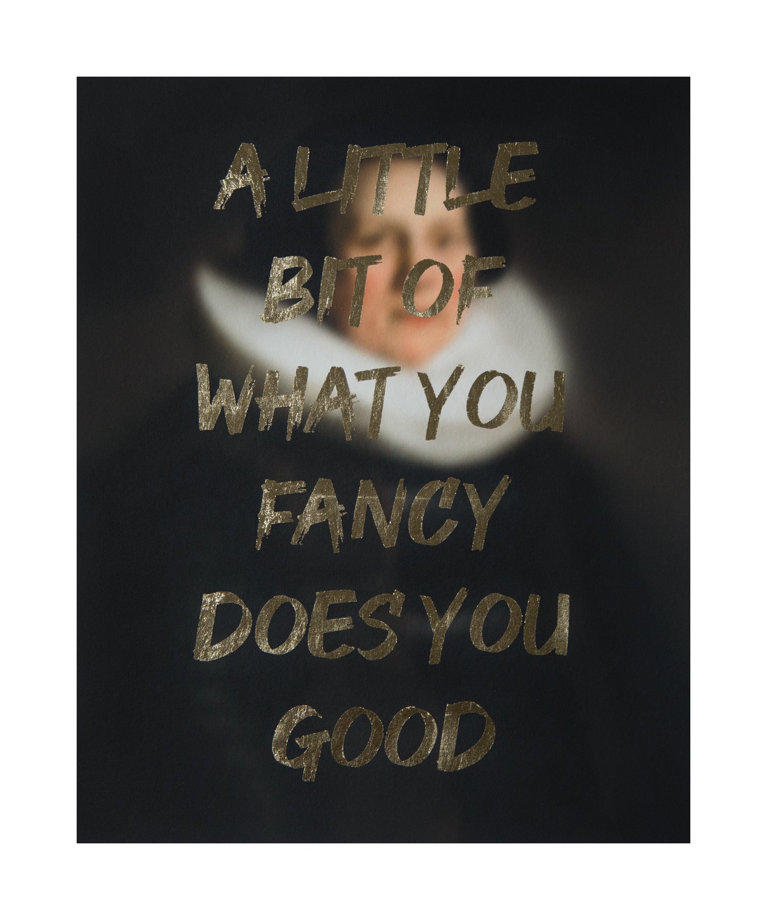 "A LITLE BIT OF WHAT YOU FANCY DOES YOU GOOD" Limited Edition Hand Finished Print By AA Watson