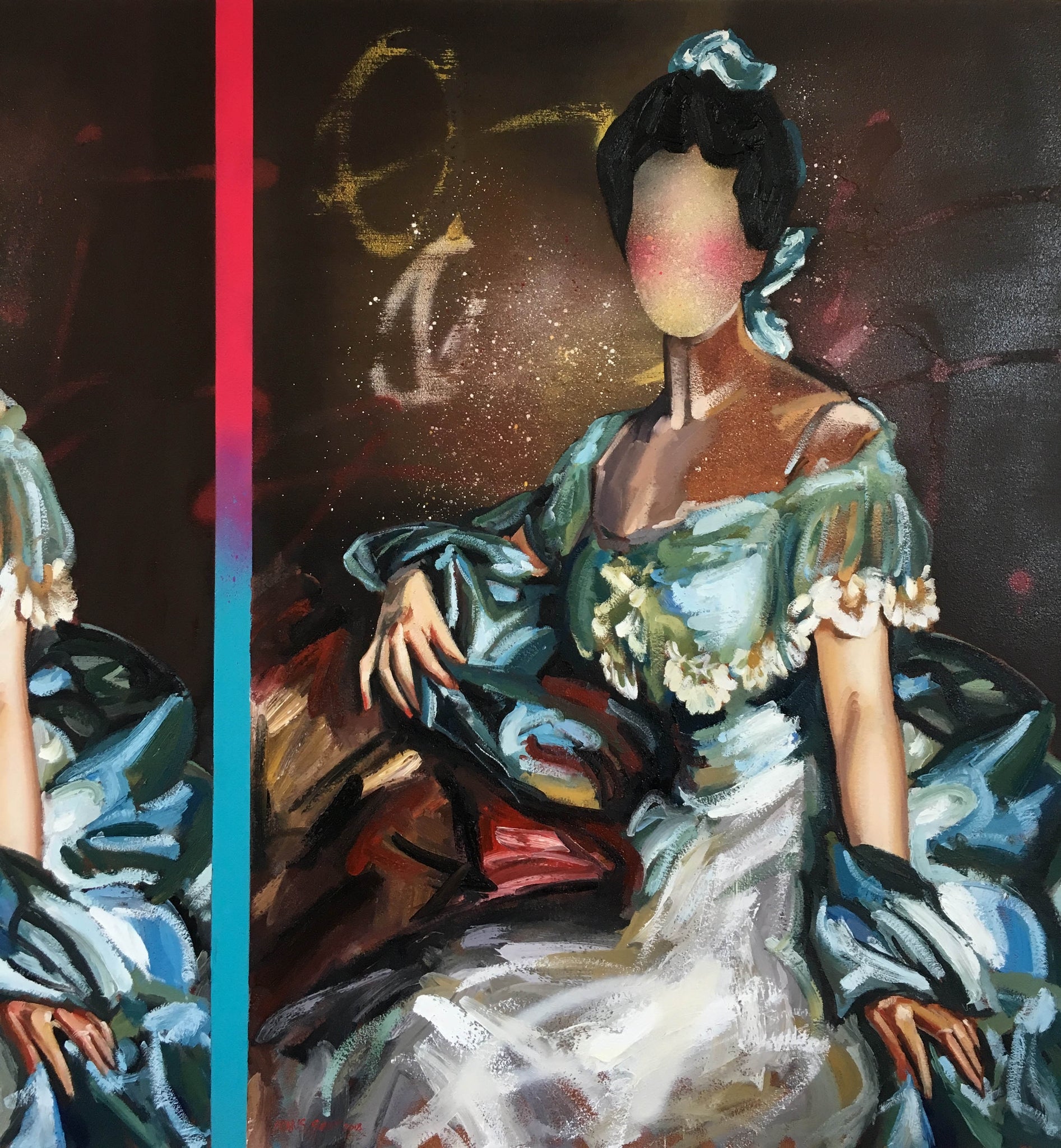 “AFTER SARGENT, MRS ABOTT LAWRENCE ROTCH” ORIGINAL WORK BY FRANS SMIT