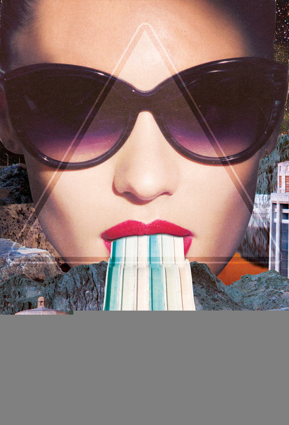"Pool Side" Limited Edition On Aluminium By Alexandra Gallagher