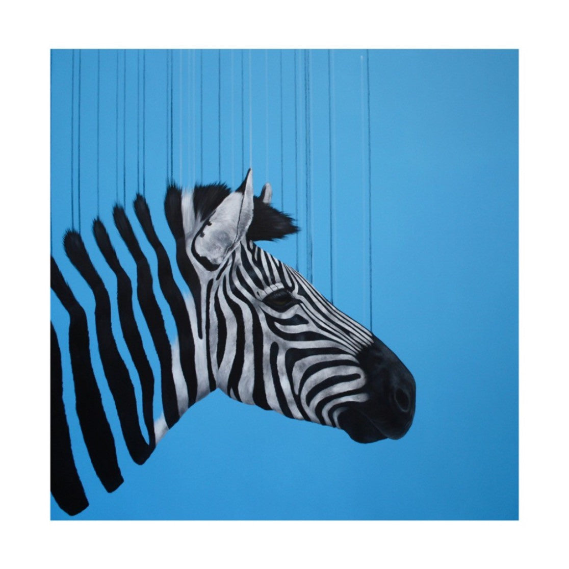 FRAGMENTED FREEDOM - BLUE BY LOUISE MCNAUGHT