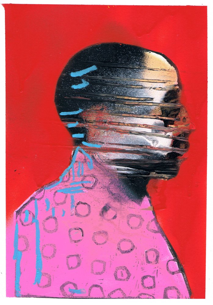 "Bacon is overrated 12" Original Work by Lee Ellis