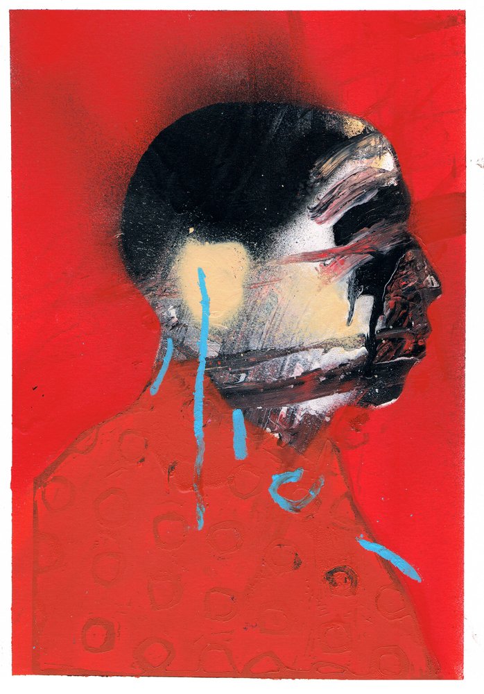 "Bacon is overrated 13" Original Work by Lee Ellis