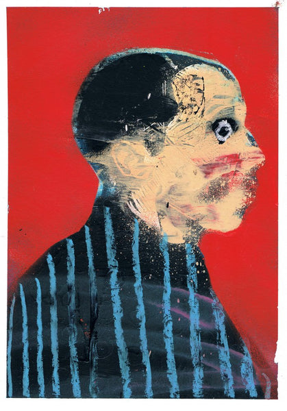 "Bacon is overrated 18" Original Work by Lee Ellis