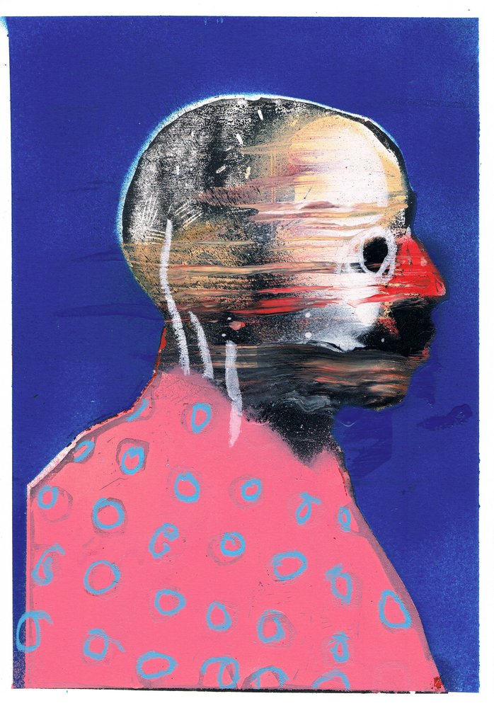 "Bacon is overrated 06" Original Work by Lee Ellis