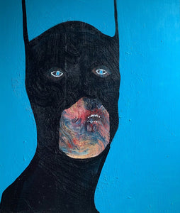 "Batman you gimp" Original Painting By Lee Ellis