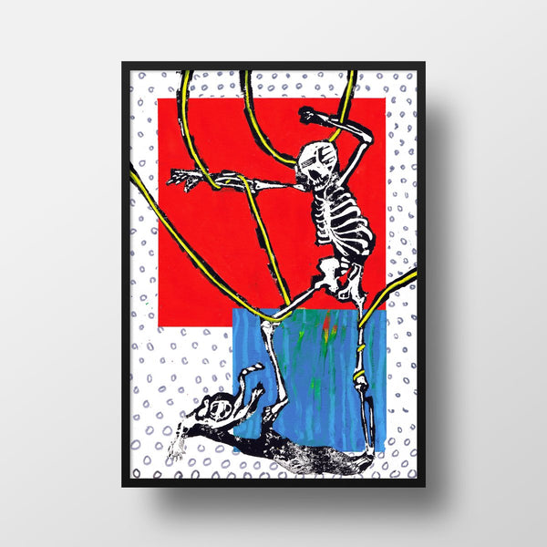"Dance around in your bones 07" Original Print By Lee Ellis