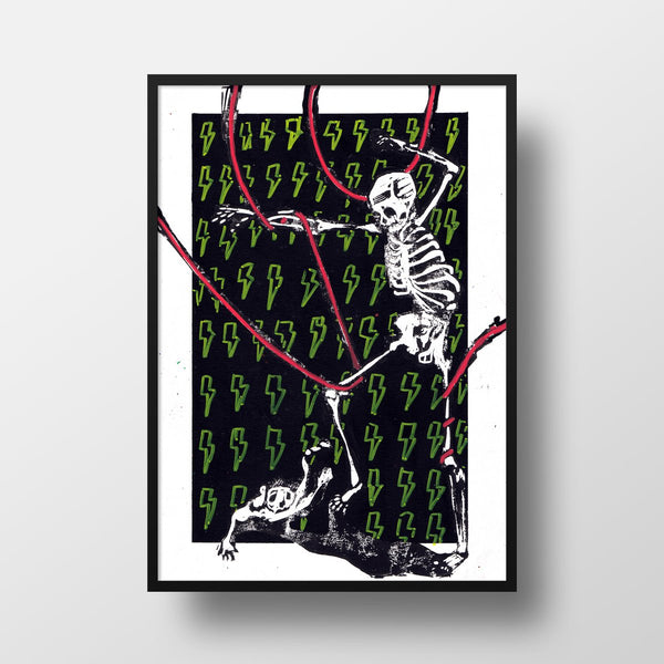 "Dance around in your bones 08" Original Print By Lee Ellis