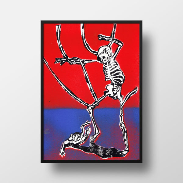 "Dance around in your bones 10" Original Print By Lee Ellis