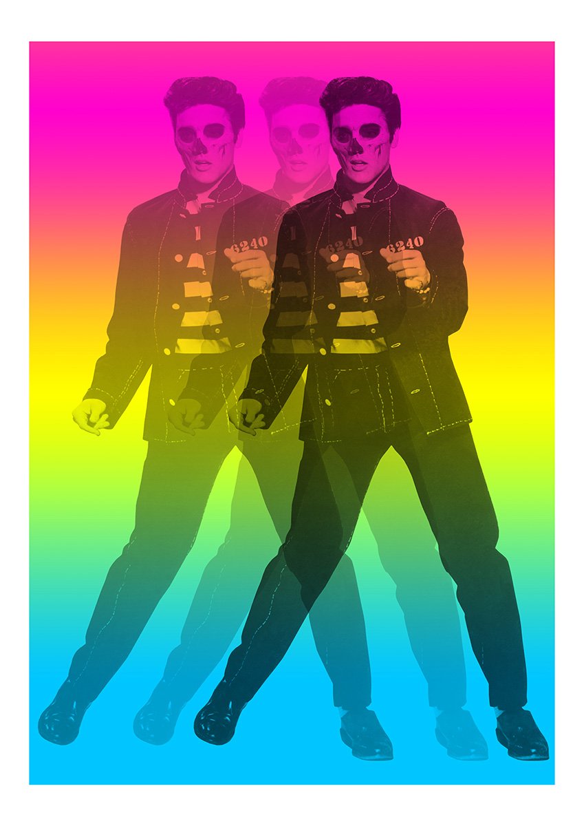 "Dead Elvis Trio" Limited edition By Steven Quinn