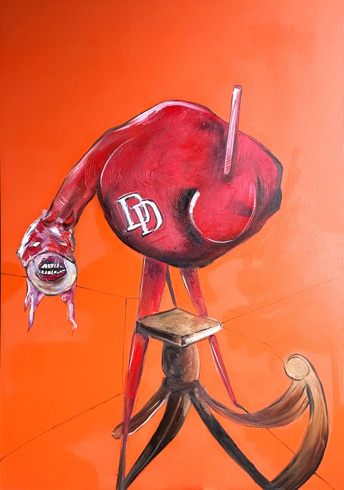 "Devilled Eggs and Bacon" Original Painting By Lee Ellis