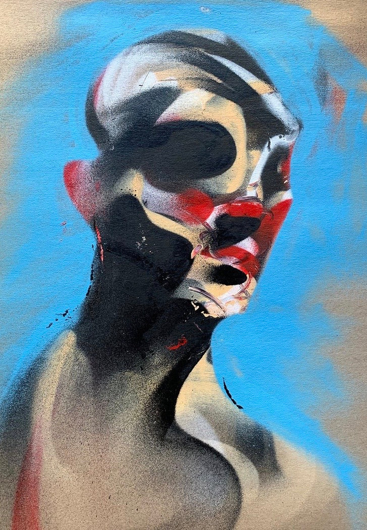 "Electric Sugar 7" Original Painting On Paper By Lee Ellis