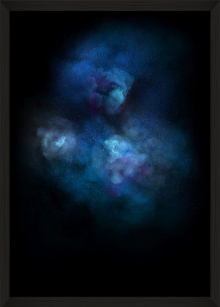 GALAXY EXPLOSION (DIAMOND DUST - BLUE) Limited Edition By Lauren Baker