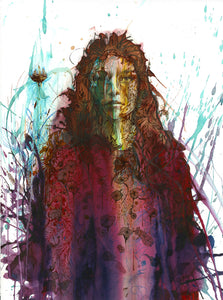 "FALLING FLOWERS" CARNE GRIFFITHS