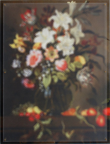 "Flower Still Life I" Mixed Media Limited edition by Roberto Voorbij