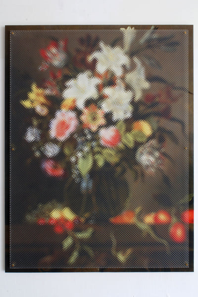 "Flower Still Life I" Mixed Media Limited edition by Roberto Voorbij