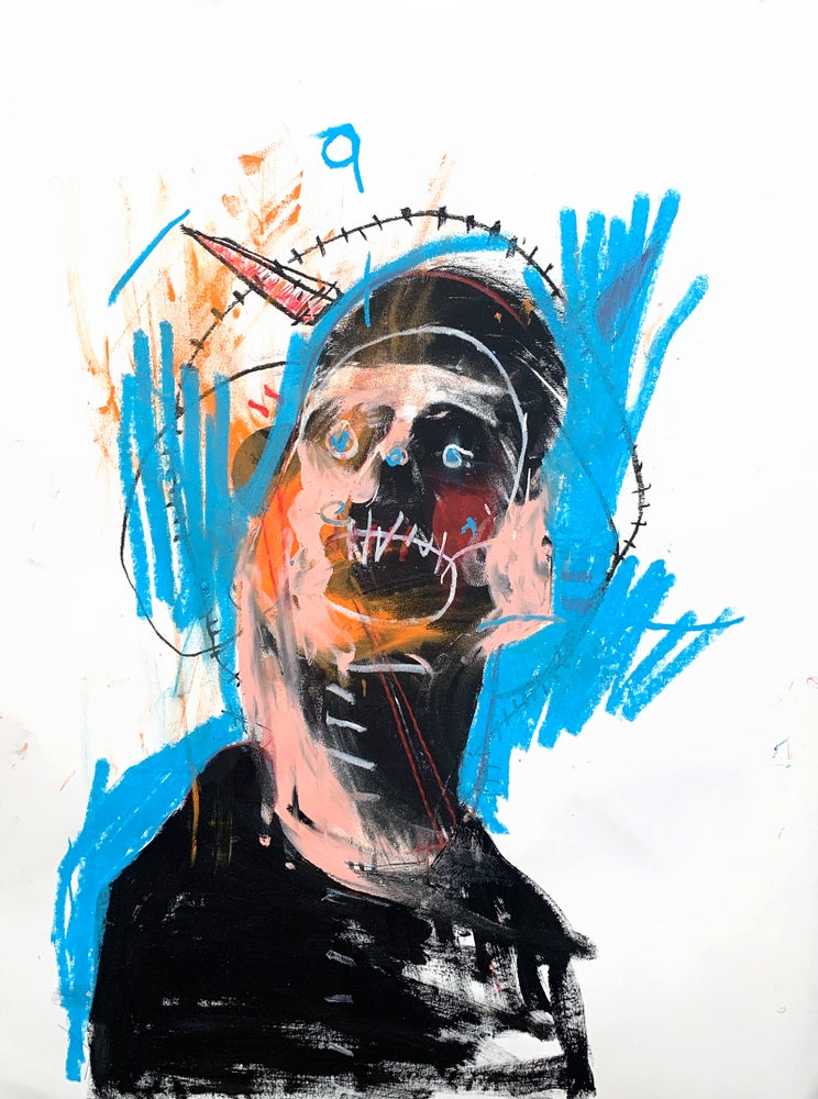 "Franks hot sauce made me do it 1" Original Work On Paper By Lee Ellis