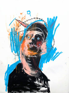 "Franks hot sauce made me do it 1" Original Work On Paper By Lee Ellis