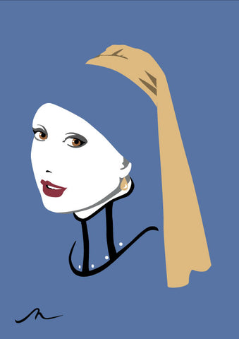 "The Girl In The Latex Collar" Limited Edition By Michelle Mildenhall