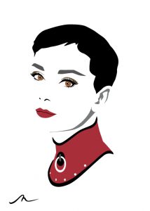 "Miss Hepburn" Limited Edition By Michelle Mildenhall
